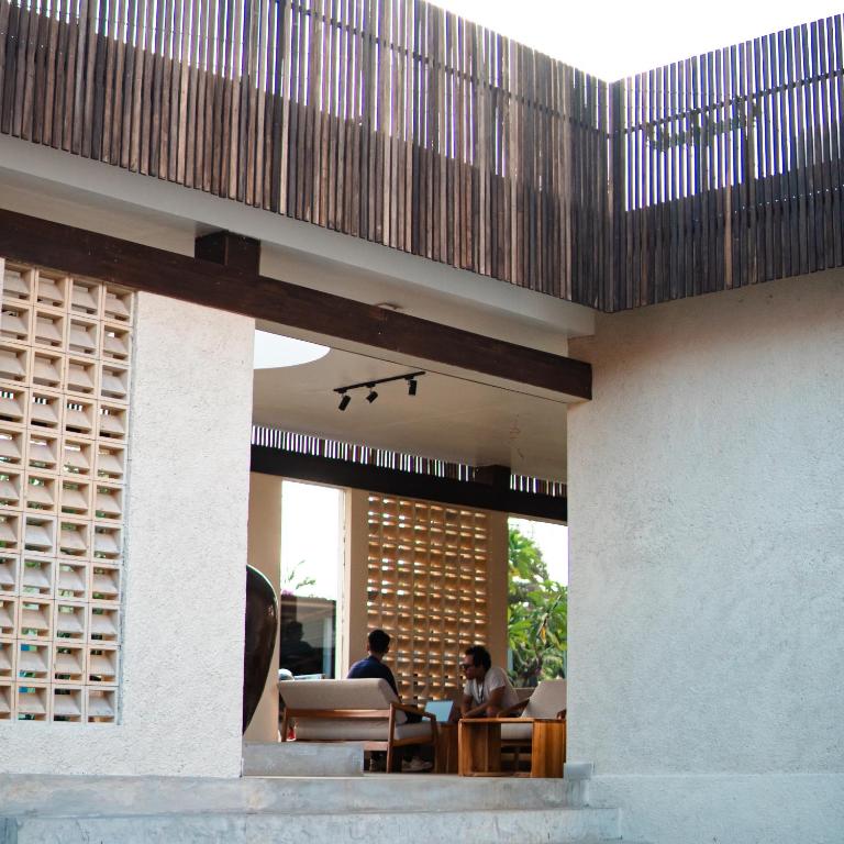 Balkón nebo terasa v ubytování Tut Winten Villa Ubud