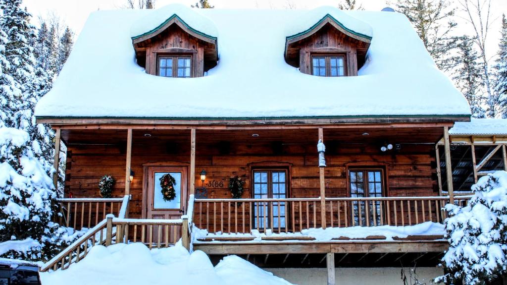 Chalet des Sources SPA Gazebo panoramique talvel
