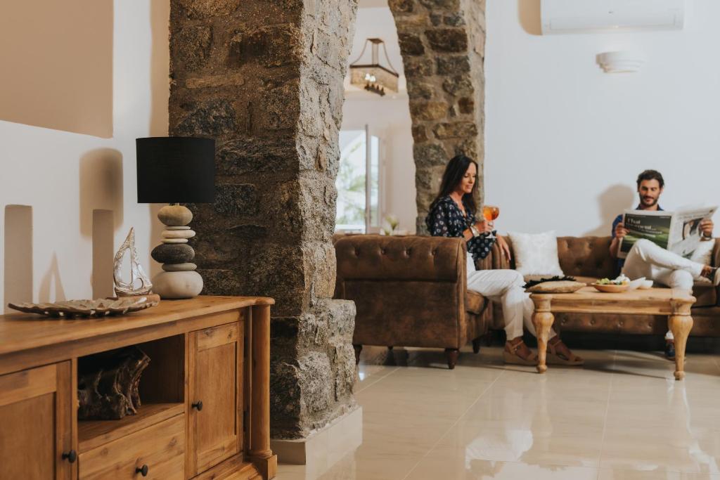 Posezení v ubytování Naxos Grand Hotel