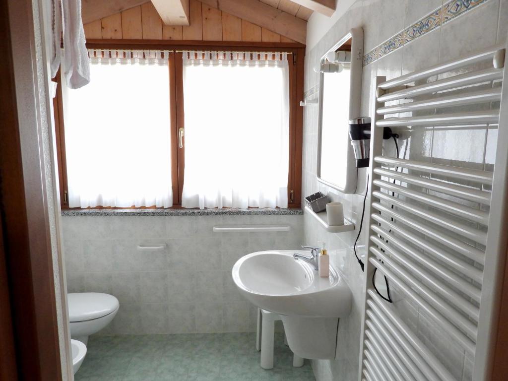 Koupelna v ubytování Hotel Garnì Maffei