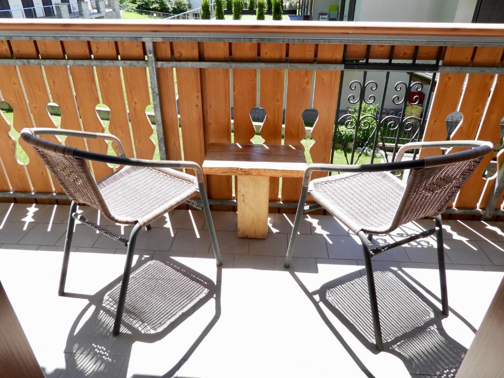 Balkón nebo terasa v ubytování Hotel Garnì Maffei