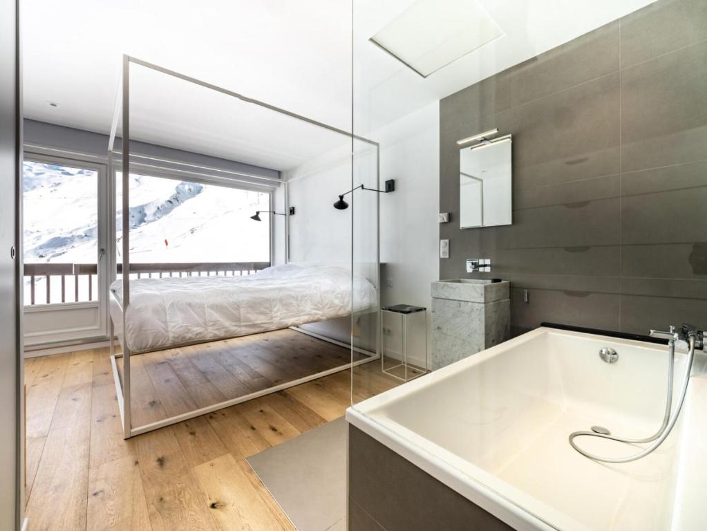 Kúpeľňa v ubytovaní Résidence Bec Rouge - Appartement rénové ·Skis aux pieds·Balcon MAE-2364