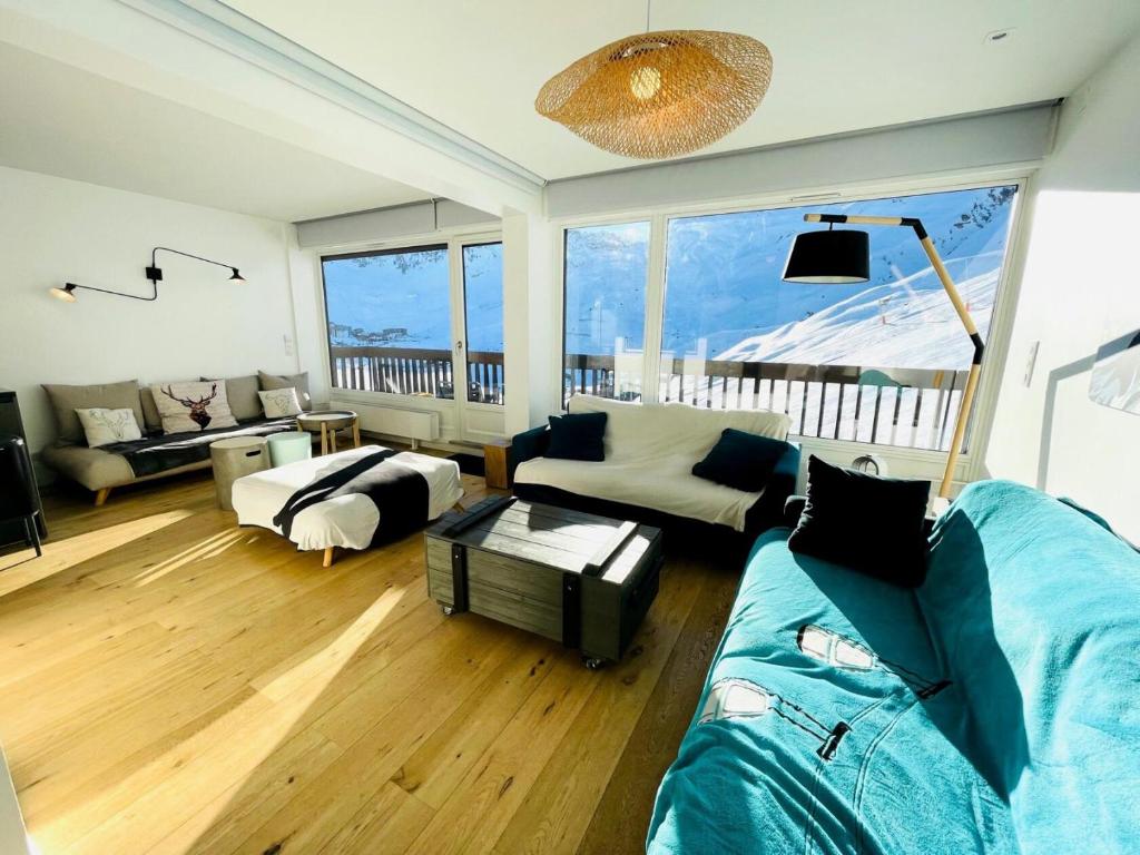Posedenie v ubytovaní Résidence Bec Rouge - Appartement rénové ·Skis aux pieds·Balcon MAE-2364