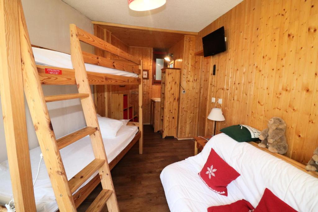 Posteľ alebo postele v izbe v ubytovaní Résidence Curling B1-b2 - Appartement au coeur de Tignes le Val Claret MAE-2554