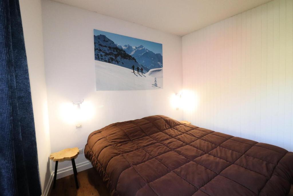 Posteľ alebo postele v izbe v ubytovaní Résidence Curling B1-b2 - Appartement au coeur de Tignes le Val Claret MAE-2554