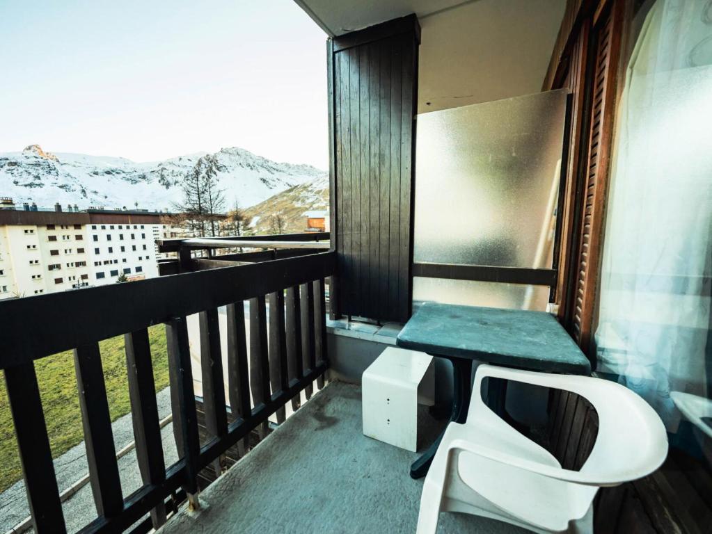 Balkón alebo terasa v ubytovaní Résidence Bec Rouge - Studio lumineux·Skis aux pieds·Balcon MAE-6794