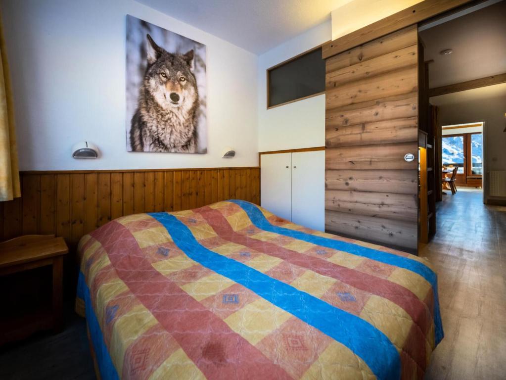Łóżko lub łóżka w pokoju w obiekcie Résidence Bec Rouge - Appartement spacieux·Skis aux pieds·Balcon MAE-9464