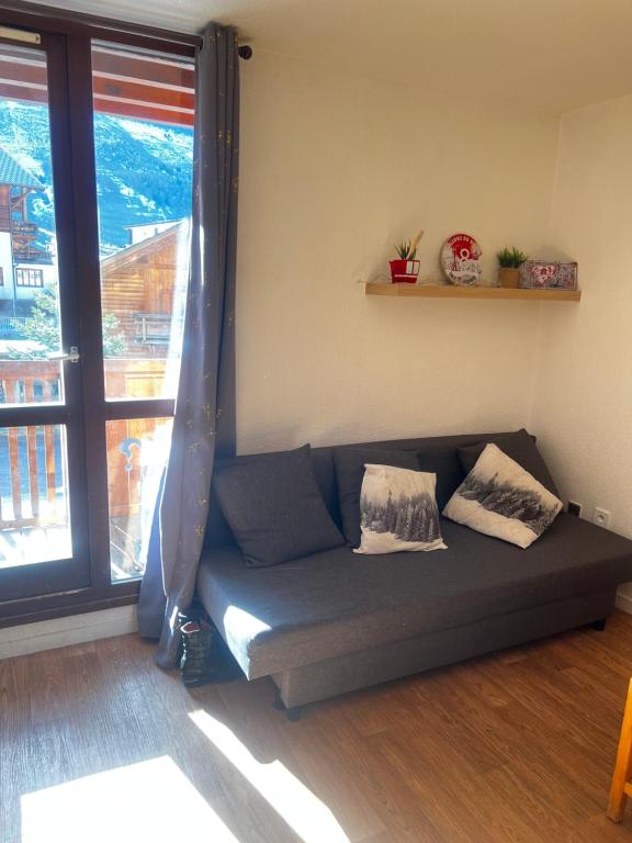 Posezení v ubytování Cosy central Studio with a view, balcony 20m2 4ppl