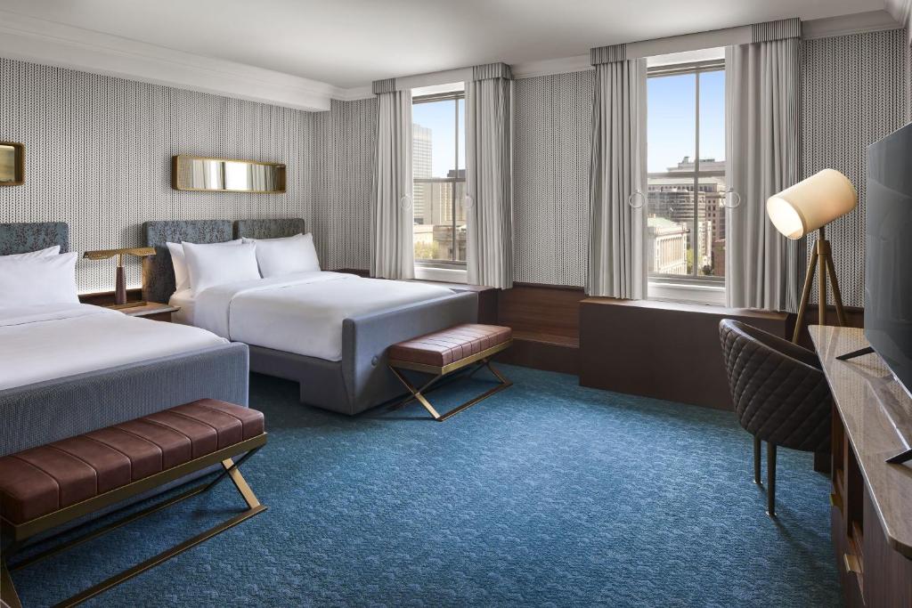 Hotel Cleveland Autograph Collection - Queen Room Met Twee Queensize Bedden En Bad - Mobiliteit Toegankelijk