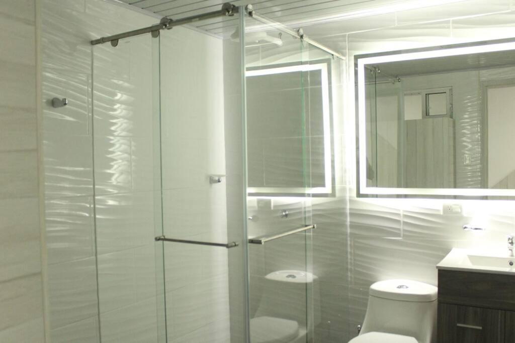 Koupelna v ubytování Casa Hotel Anturio