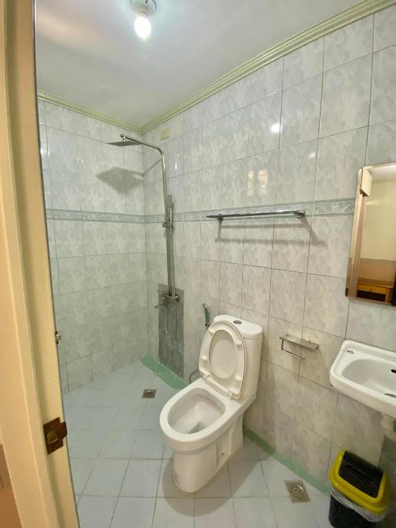 Koupelna v ubytování Jupiter Homestay