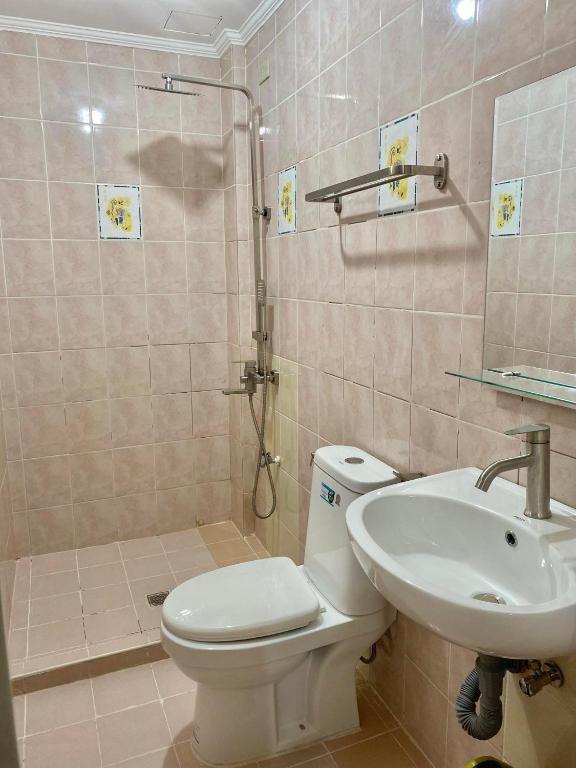 Koupelna v ubytování Jupiter Homestay