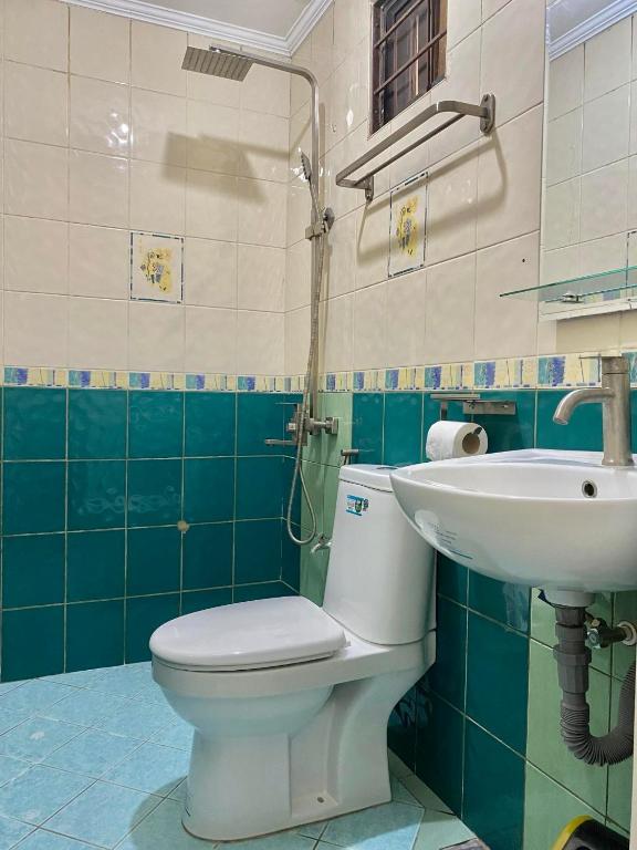 Koupelna v ubytování Jupiter Homestay