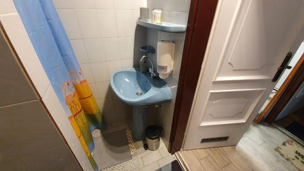 Koupelna v ubytování Ágnes Vendégházak Siófok-apartman 2