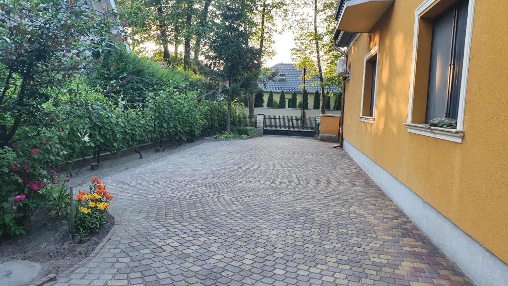 Zahrada ubytování Ágnes Vendégházak Siófok-apartman 2