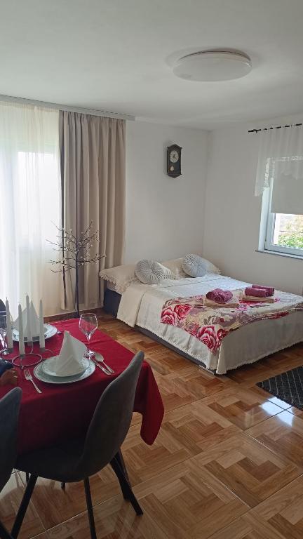 Postel nebo postele na pokoji v ubytování App Matea