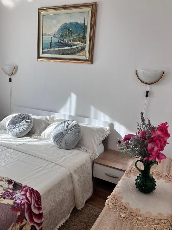 Postel nebo postele na pokoji v ubytování App Matea