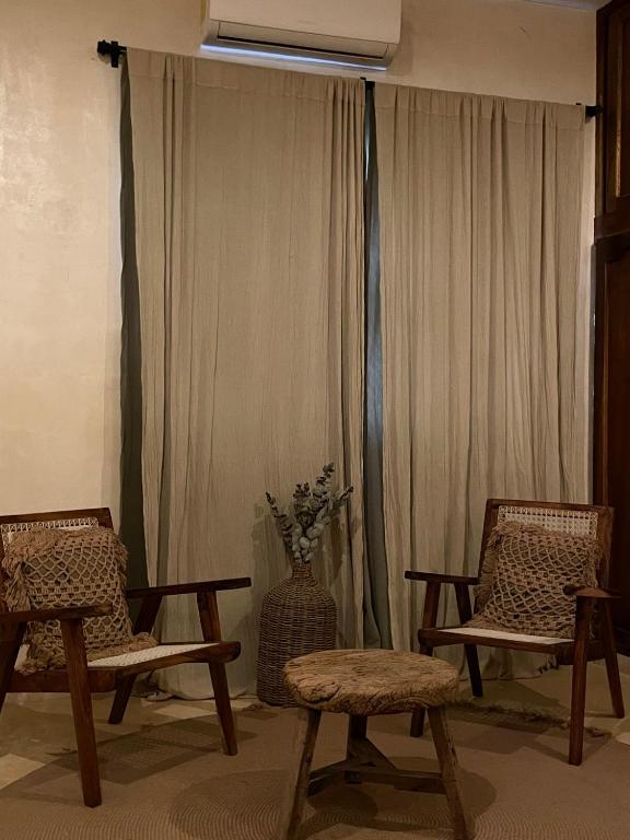 Posezení v ubytování Casa Sílice Guesthouse