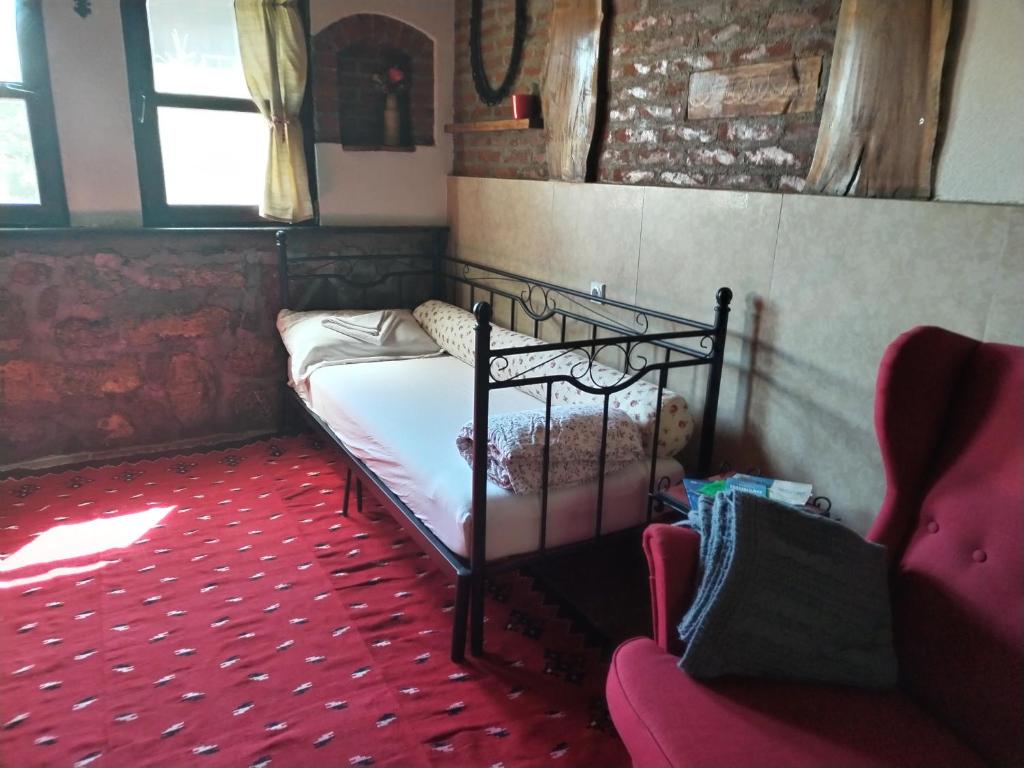 Postel nebo postele na pokoji v ubytování Seosko turističko domacinstvo Imunsan