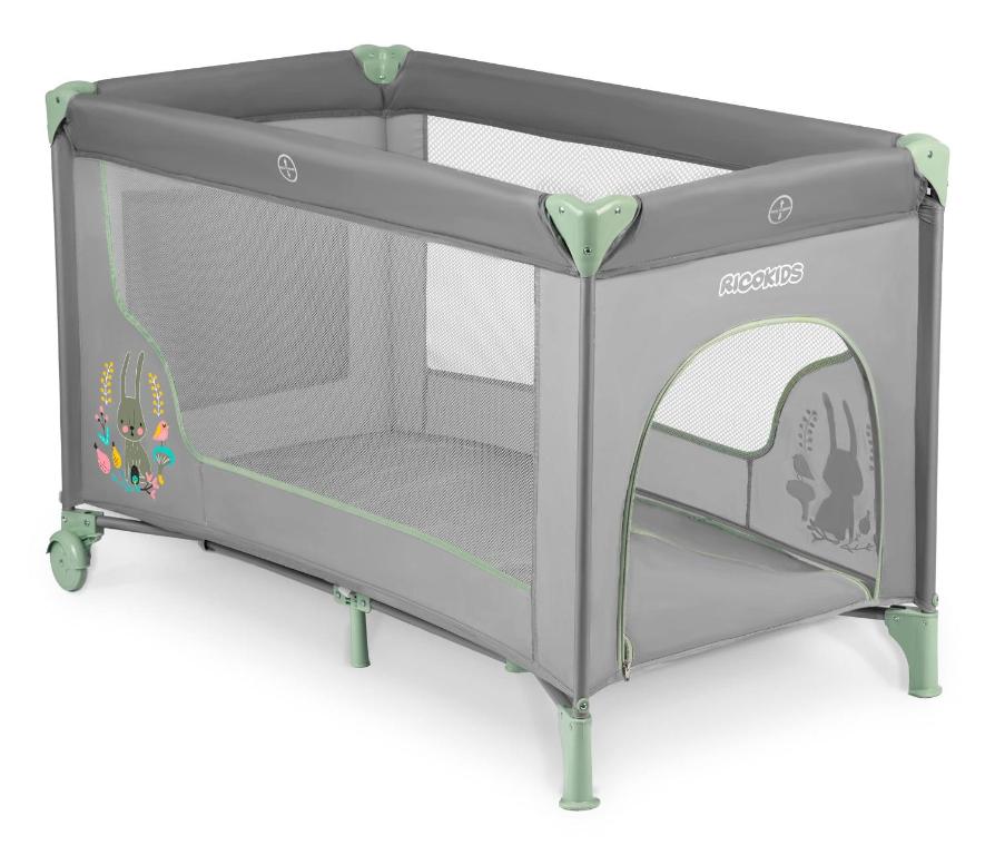 a small grey bunk bed with the door open at Sunny Suite in Perea