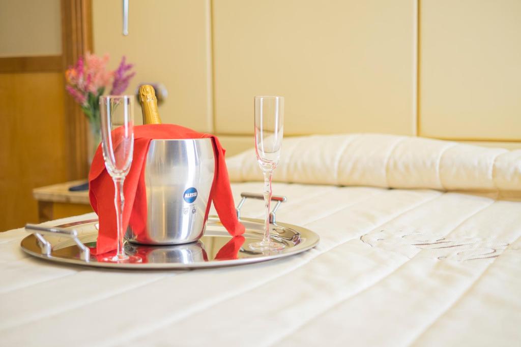 Postel nebo postele na pokoji v ubytování Hotel Teco