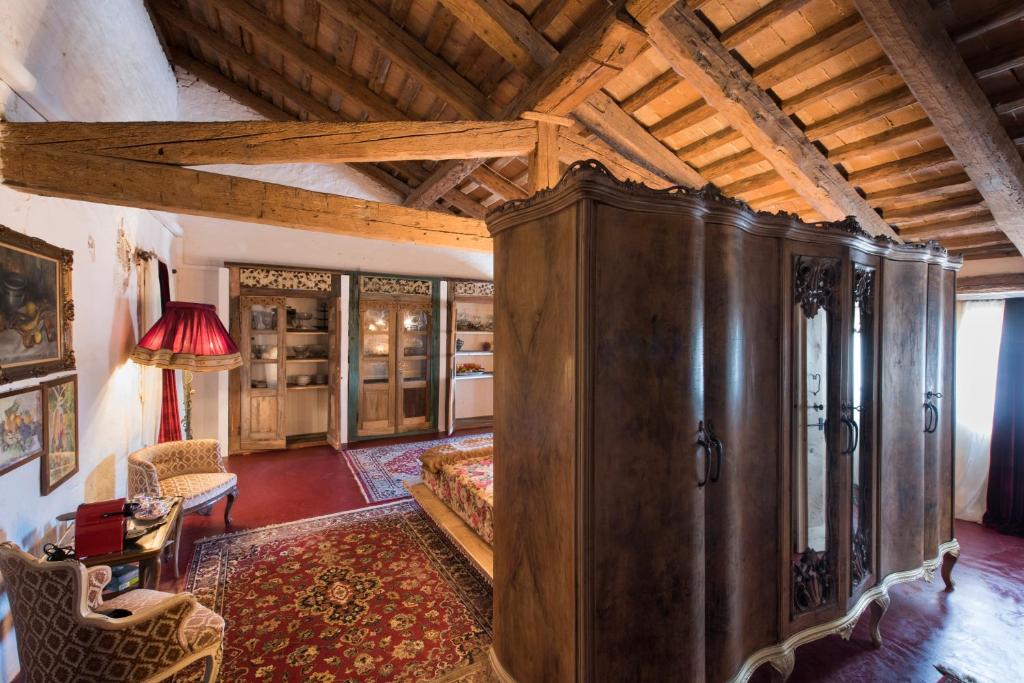 Postel nebo postele na pokoji v ubytování Glamping Canonici di San Marco