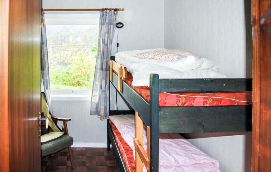 Postel nebo postele na pokoji v ubytování Ytre Matre
