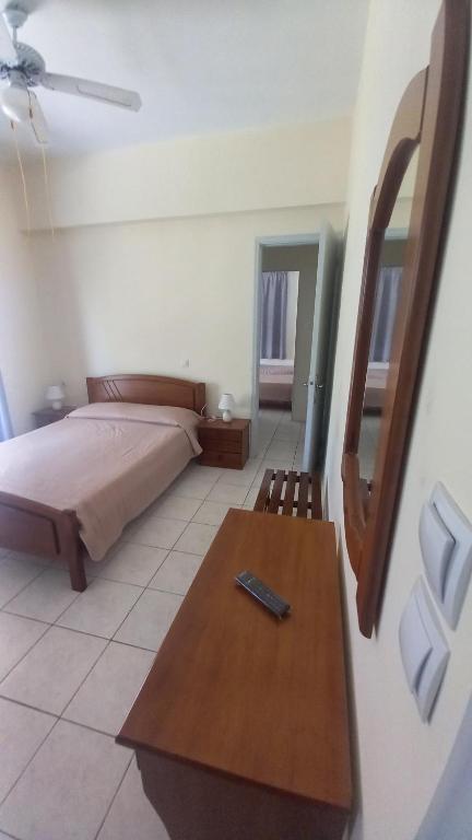 Postel nebo postele na pokoji v ubytování Avouris Studios