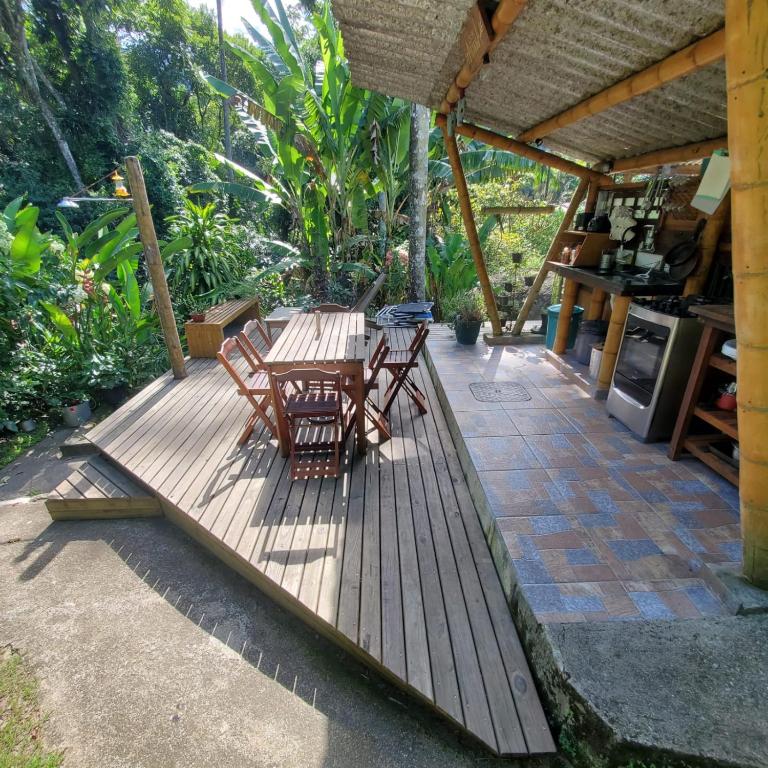 Zahrada ubytování Casa Araribá - Ilha Grande - Vila do Abraão