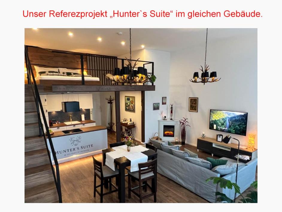 Una cocina o cocineta en "Home-Suite-Home" im historischen Zentrum von Hartberg