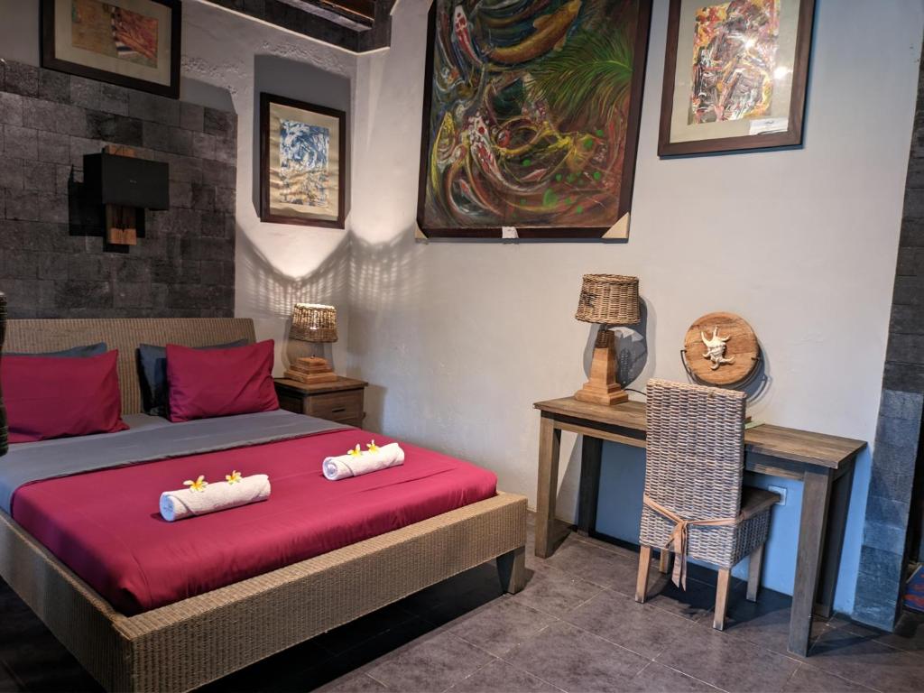 Astuti Gallery Homestay - Habitación Doble Con Vista A La Piscina