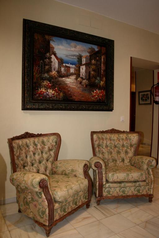 Posezení v ubytování Hostal la Fuente