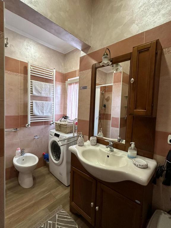 Koupelna v ubytování B&B Corvara