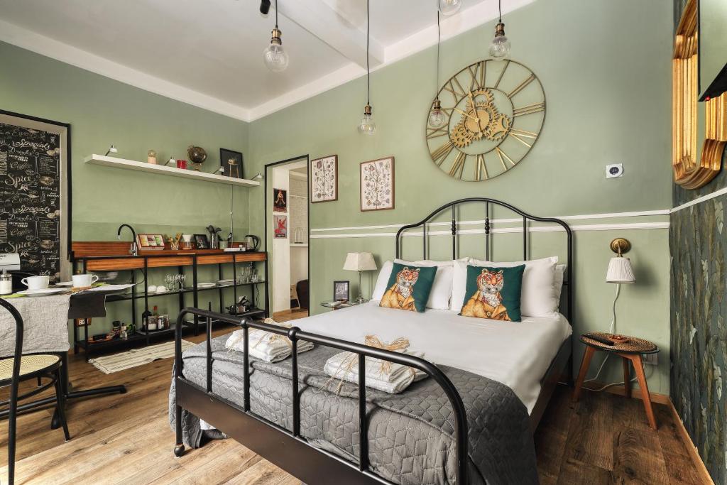 Postel nebo postele na pokoji v ubytování Maison du Mekong