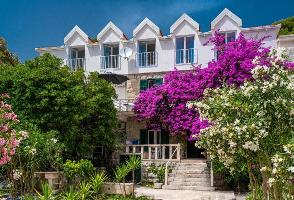 Zahrada ubytování Aurora Beachfront Luxury Rooms&Suites