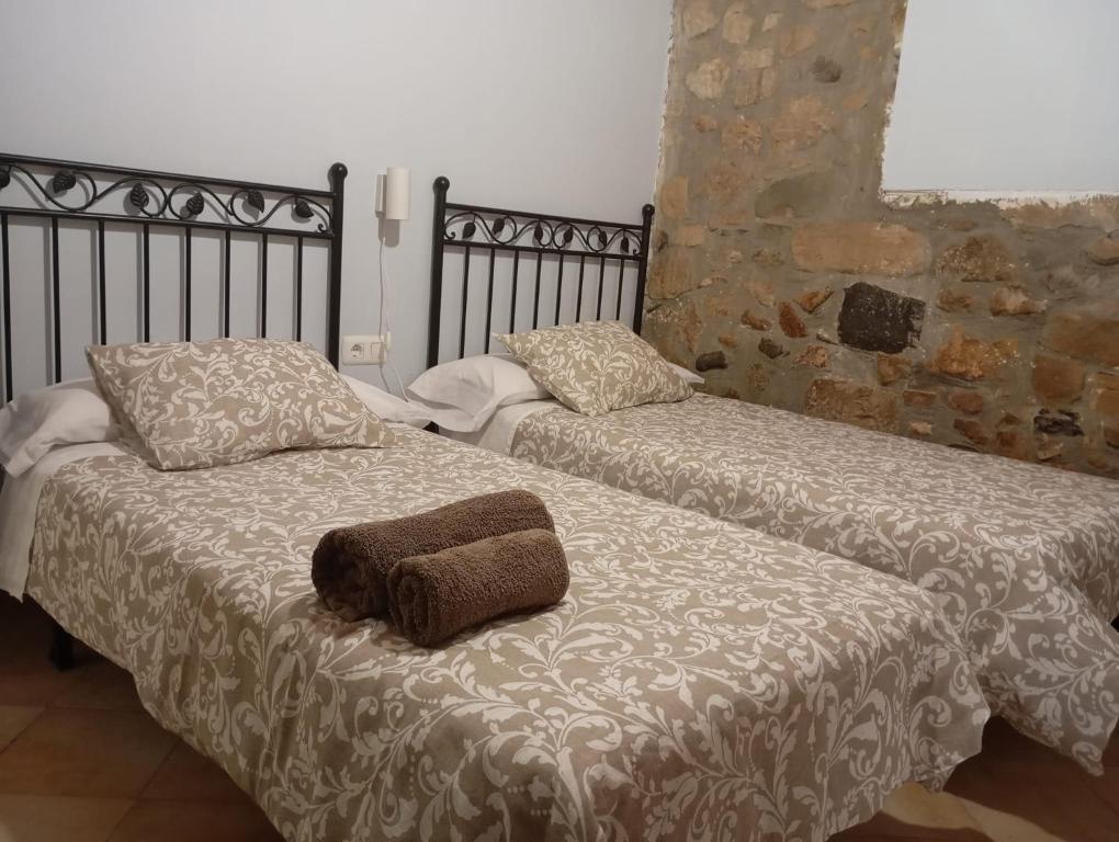 Postel nebo postele na pokoji v ubytování CA L'AIDA RURAL
