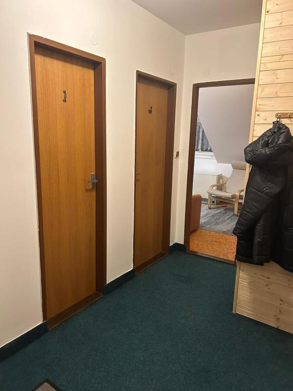 Postel nebo postele na pokoji v ubytování Prázdninový byt v podkroví