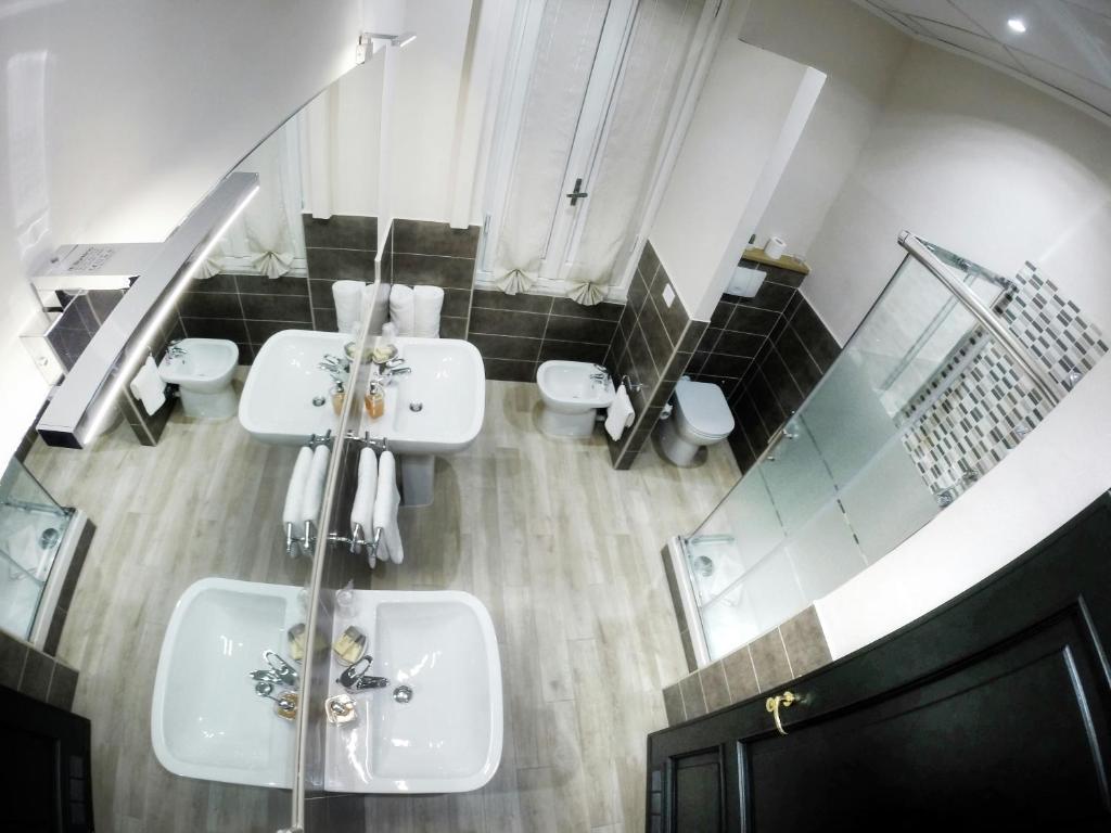Koupelna v ubytování Guesthouse Vittoria Rooms - the Original since 2015
