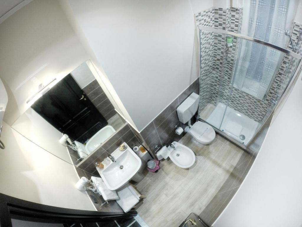 Koupelna v ubytování Guesthouse Vittoria Rooms - the Original since 2015