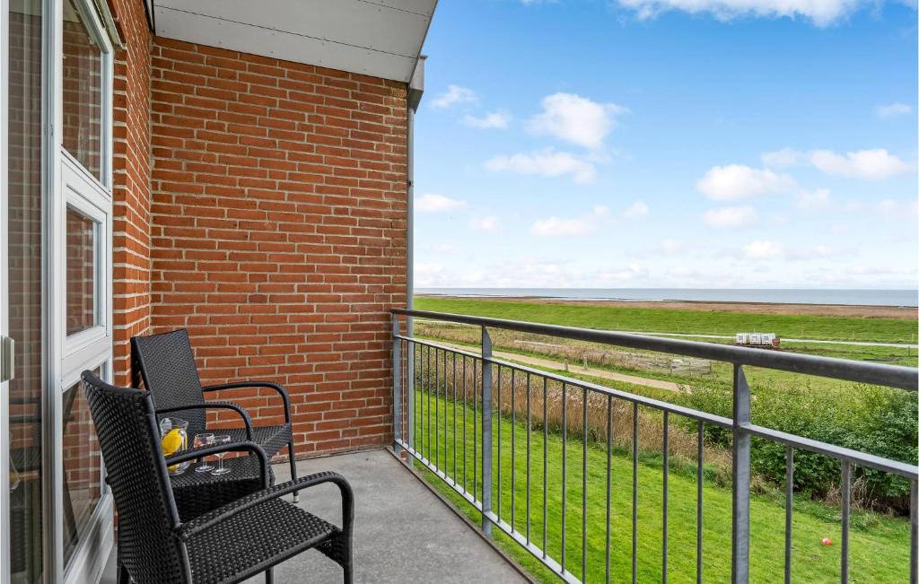 Balkón nebo terasa v ubytování 2 Bedroom Stunning Home In Højer