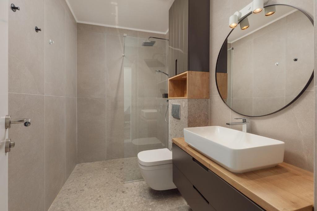 Koupelna v ubytování Mosaic Penthouse Condo with Sea View