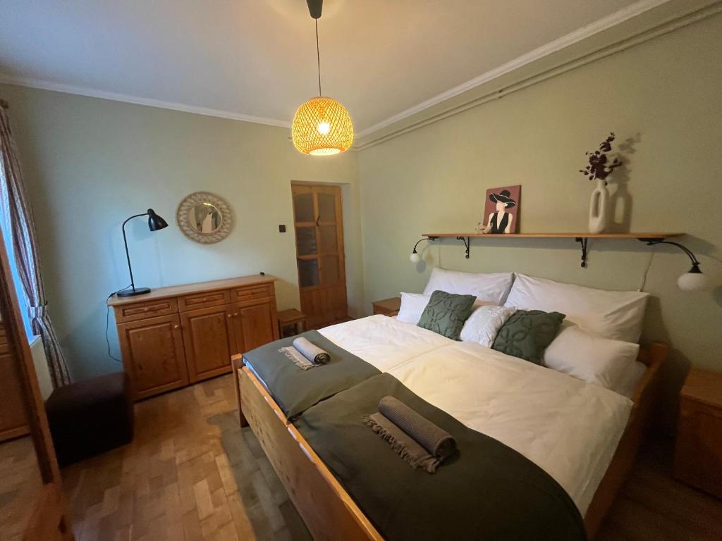 Postel nebo postele na pokoji v ubytování Andikó Vendégház