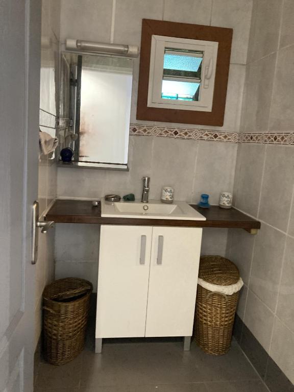 Koupelna v ubytování Appartement Villèle
