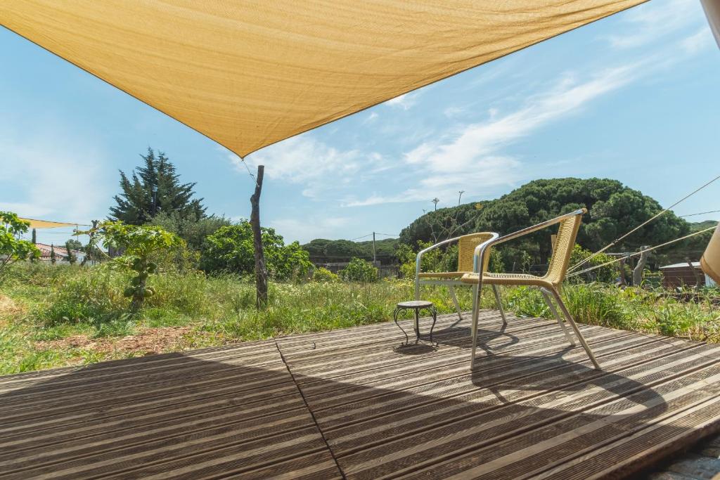 Zahrada ubytování Stone Pines Eco Glamping