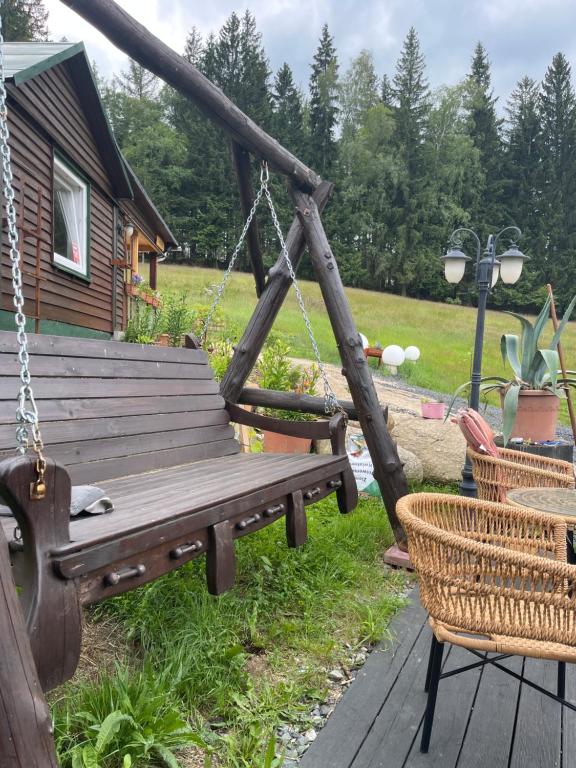 Zahrada ubytování Chybotek Premium Domek Danusia