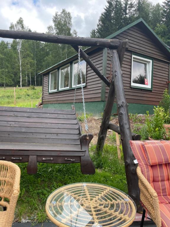 Zahrada ubytování Chybotek Premium Domek Danusia