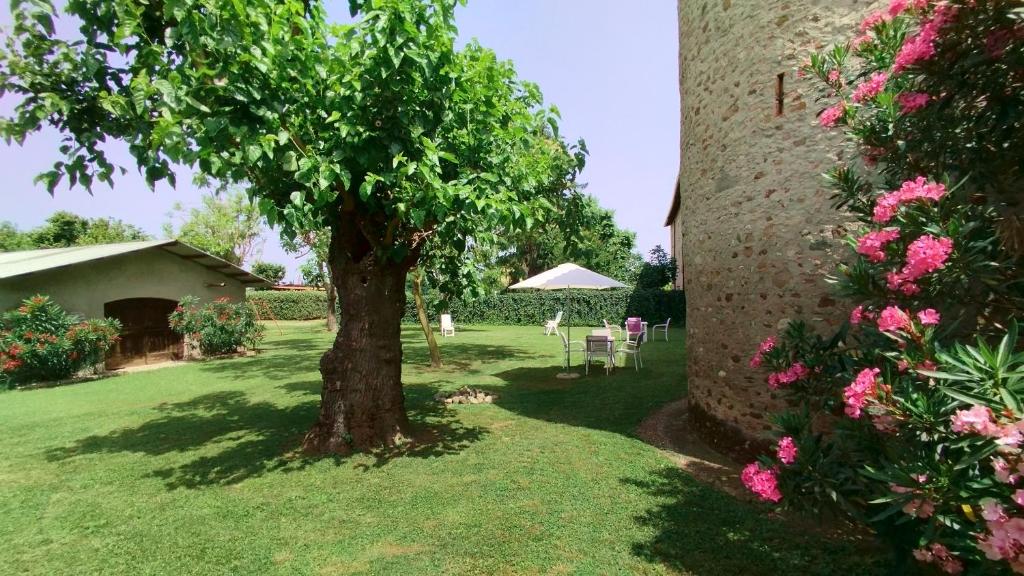 Zahrada ubytování Residenza Torre Antica