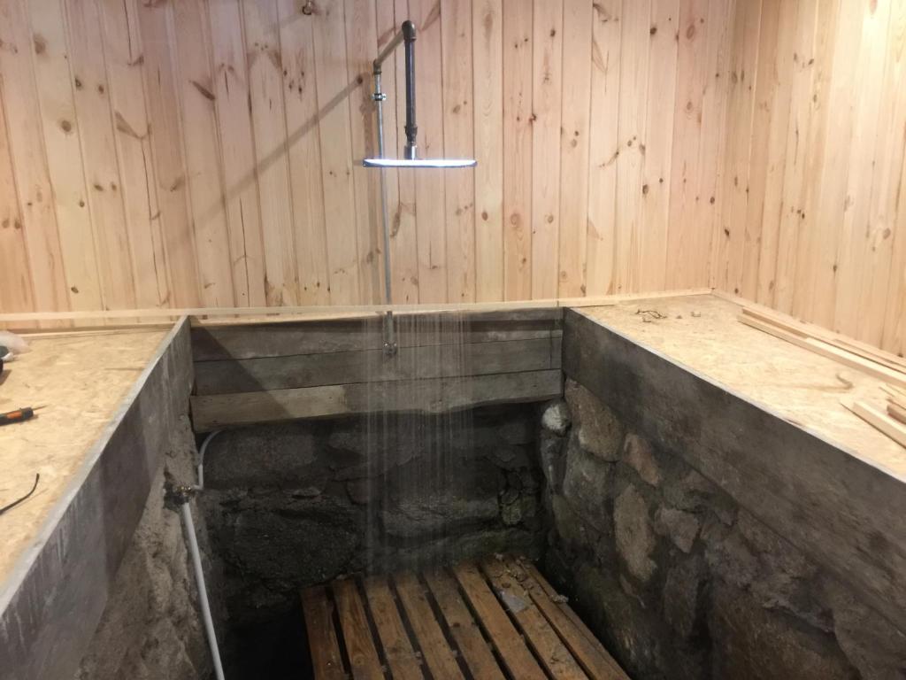 Koupelna v ubytování Chybotek Premium Domek Danusia