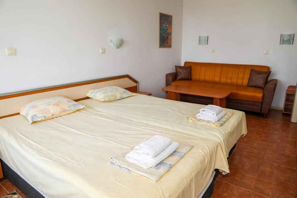 Postel nebo postele na pokoji v ubytování Hotel Sofia Beach