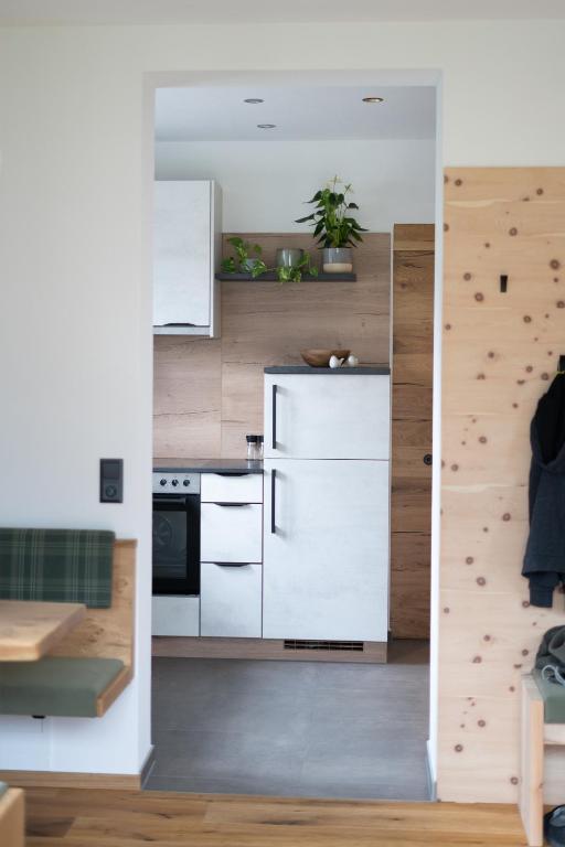 Kuchyň nebo kuchyňský kout v ubytování Rennerhof - Ferienwohnung im Lesachtal